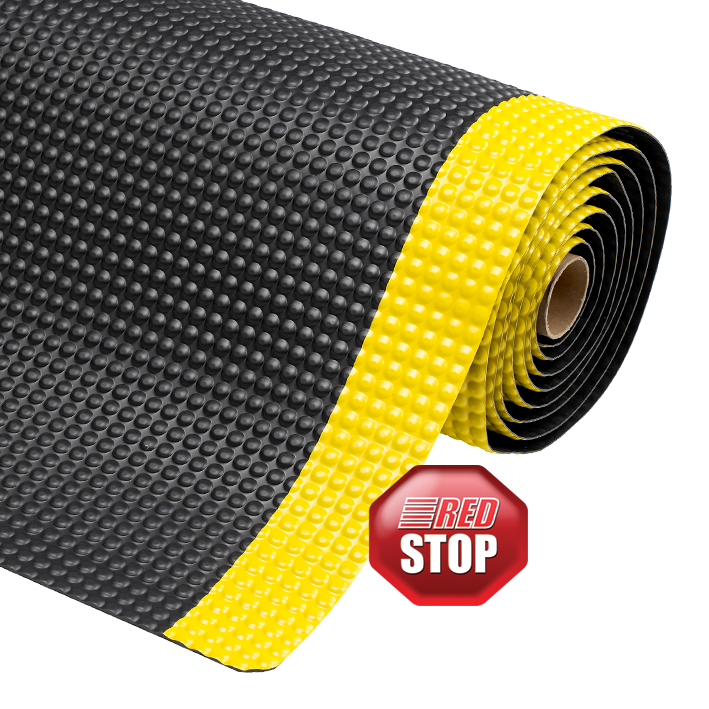 Covoras profesional ergonomic  antioboseala  SKY TRAX ( negru si galben )  NOTRAX